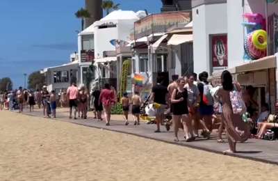 The south of Gran Canaria welcomes a massive number of tourists this Easter