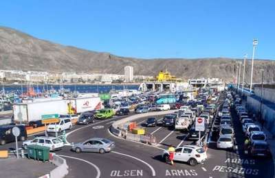 Arona enables alternative route from Los Cristianos port to the TF-1 on Sunday