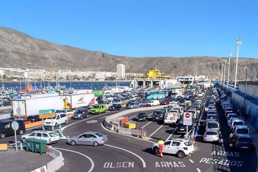 Arona enables alternative route from Los Cristianos port to the TF-1 on Sunday