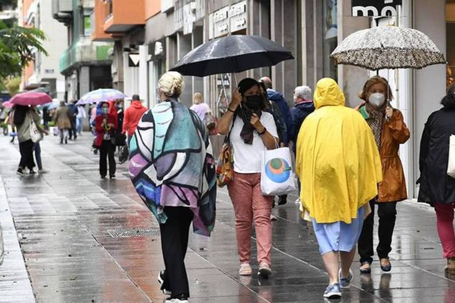 AEMET is forecasting a wet weekend in the Canary Islands 
