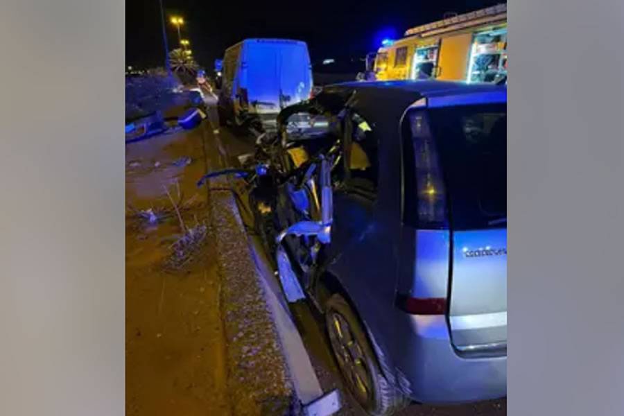 One killed and four injured in a car accident in Gran Canaria