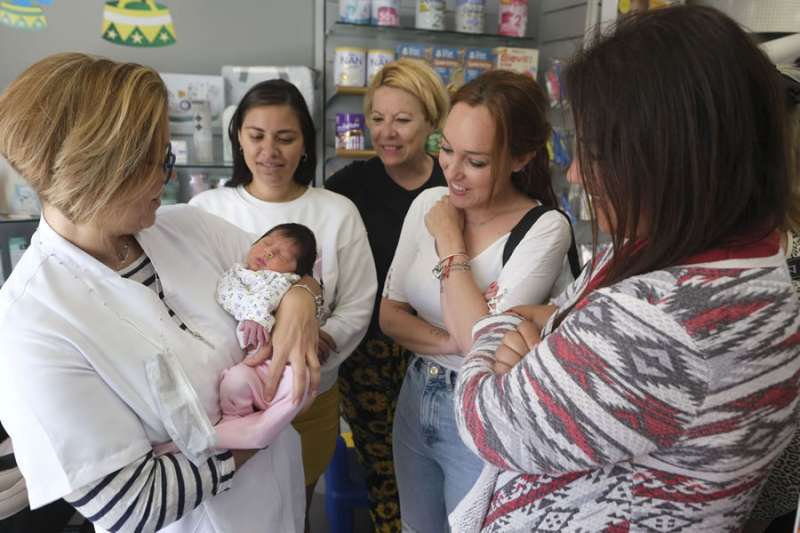 Woman gives birth in chemists after her waters broke in the street