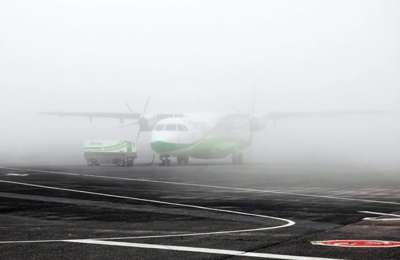 Six flights diverted due to dense fog in the north of Tenerife 