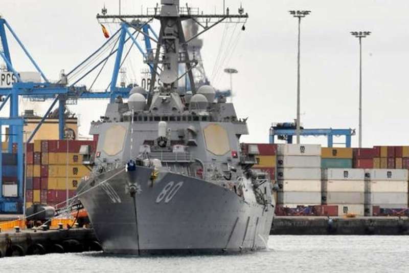 American destroyer 'USS Roosevelt' stops in Gran Canaria for four days