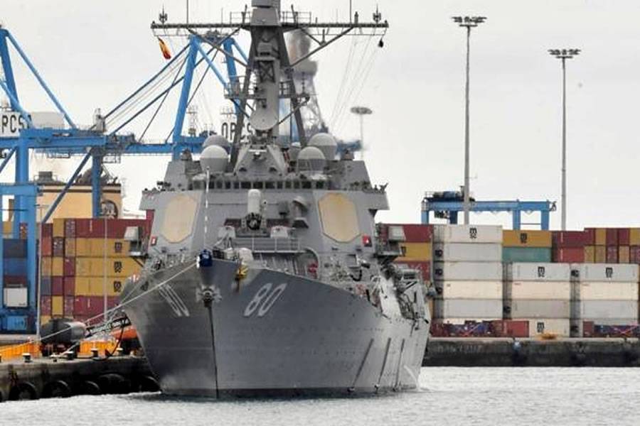 American destroyer 'USS Roosevelt' stops in Gran Canaria for four days