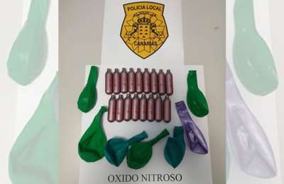 Local Police arrest man selling ‘laughing gas’ to tourists