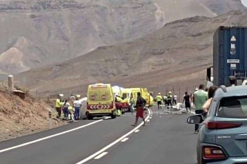 Man killed in head-on collision with a bus in Fuerteventura