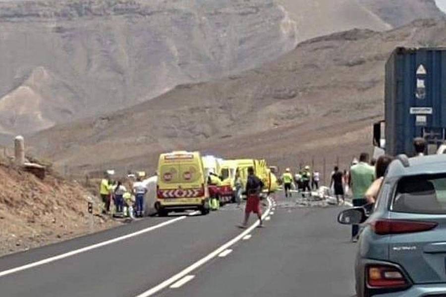 Man killed in head-on collision with a bus in Fuerteventura