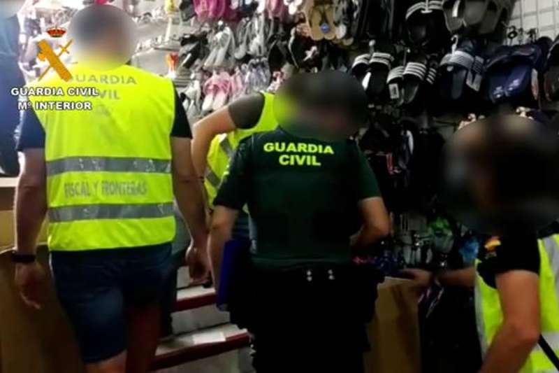 The clampdown on shops selling fake designer handbags and other items continues
