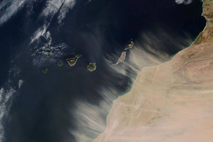 A new hot and hazy Calima is heading to the Canary Islands 