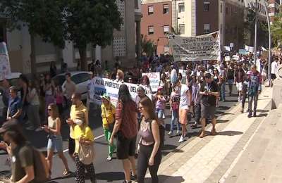 More protests against the new Cuna De Alma complex in El Puertito in Adeje