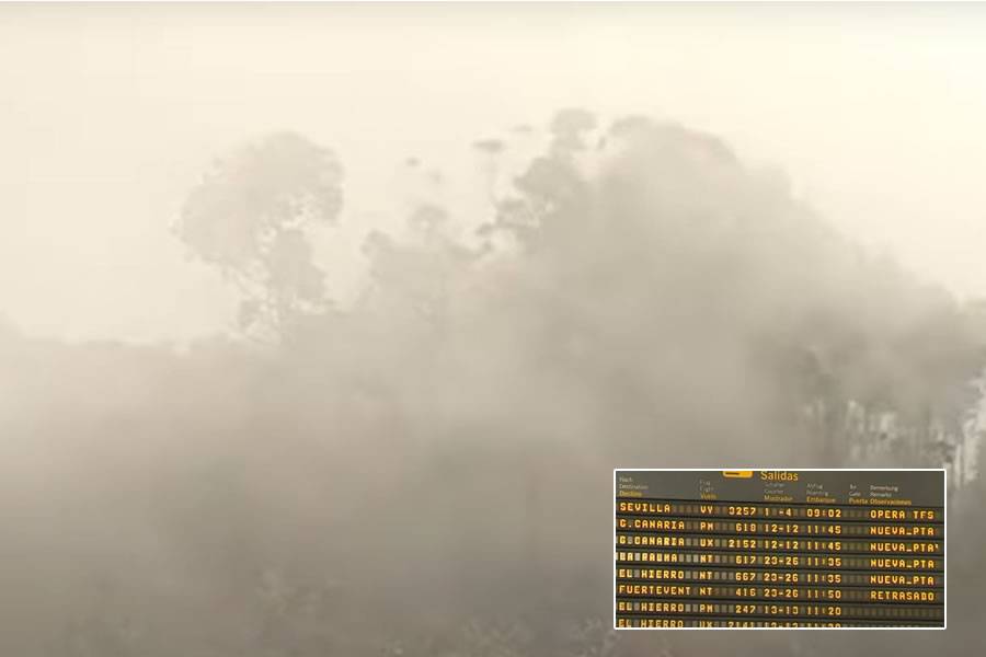 Fog forces flights to be cancelled and diverted in Tenerife
