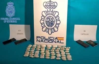 VIDEO: Drug mule arrested in Lanzarote with 837 grams of cocaine
