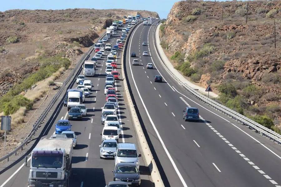 The project for a third lane on all of the TF-1 motorway is underway