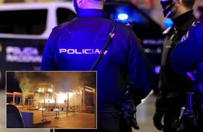 Two people arrested for arson attack on the CC Centro Costa in Adeje