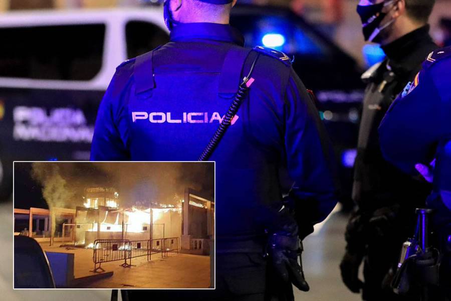 Two people arrested for arson attack on the CC Centro Costa in Adeje
