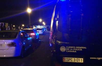 Man glassed in the neck in a fight outside a nightclub early this morning