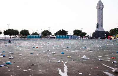 Carnival clear up: 192,000 kilos of rubbish collected in four days