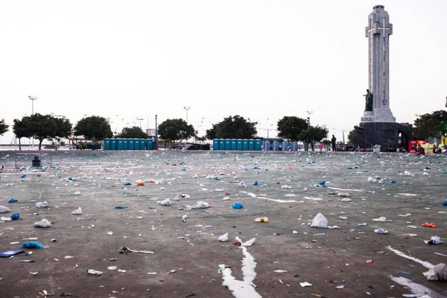 Carnival clear up: 192,000 kilos of rubbish collected in four days