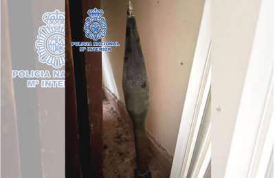 Live anti-tank missile found under bed in a house in La Palma