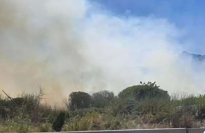 Fire outbreak in Santiago del Teide in Tenerife