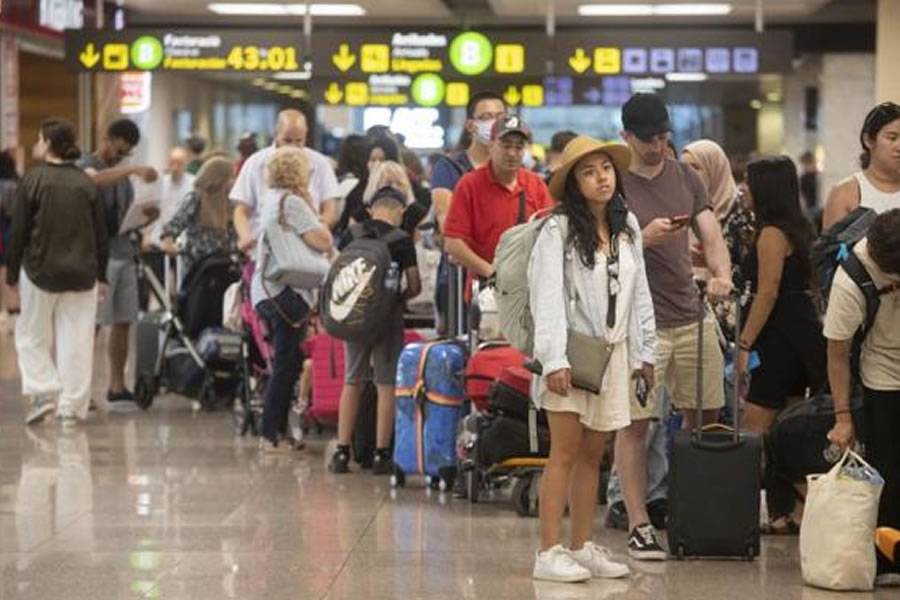 Strikes caused the last minute cancellation of 30 flights on Friday