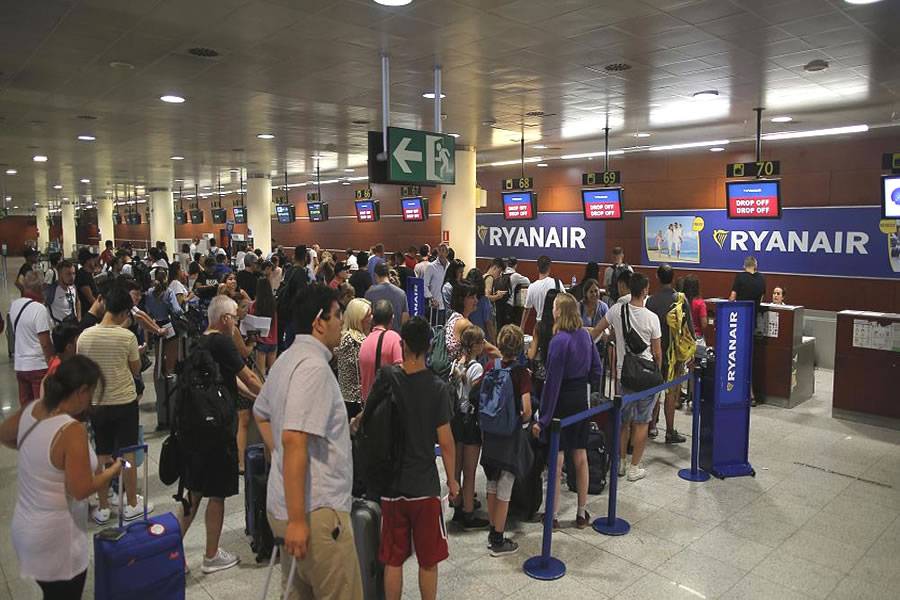 Ryanair strikes: 91 flights were cancelled or delayed on Wednesday