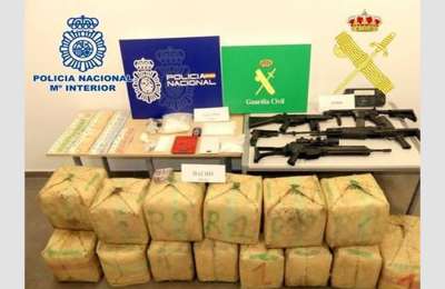 Two arrested after 450 kilos of hashish found in a storage room in Tenerife
