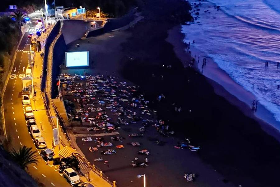 A free cinema on the beach in Tenerife with six films in six nights