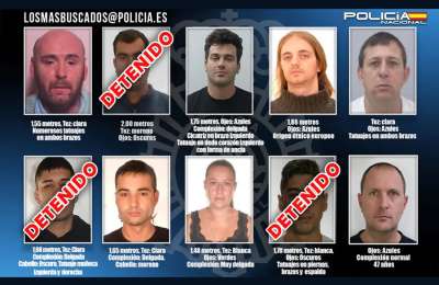 One of the most wanted fugitives in Spain is arrested after changing his appearance