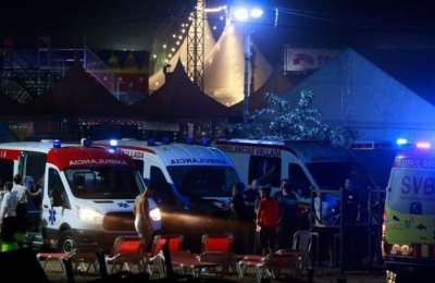 VIDEO: Tragedy as one killed and 40 injured at dance music festival following high winds