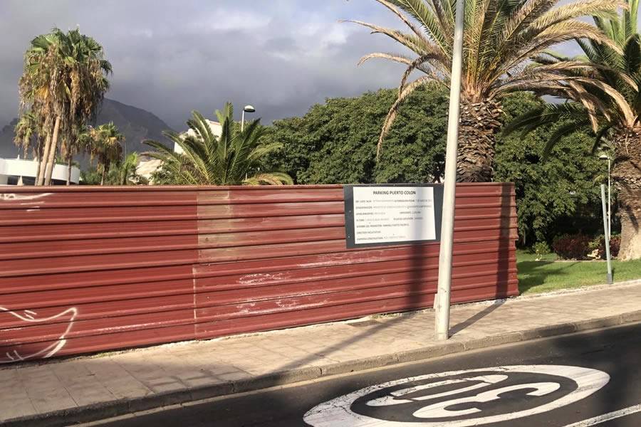 New underground car park in Puerto Colon is causing a stir among local residents