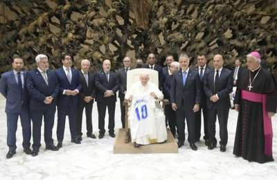 Torres and CDT visit the Pope and invite him to the Canary Islands