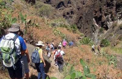 The Masca trail is closed on Sunday due to high temperatures