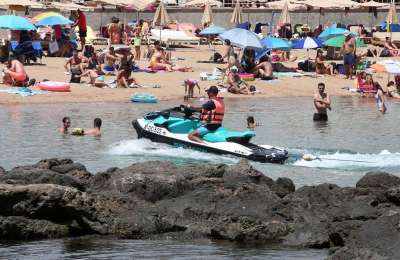 Accidents at sea: the difficulty of having bathers, boats and jet skis on the beach