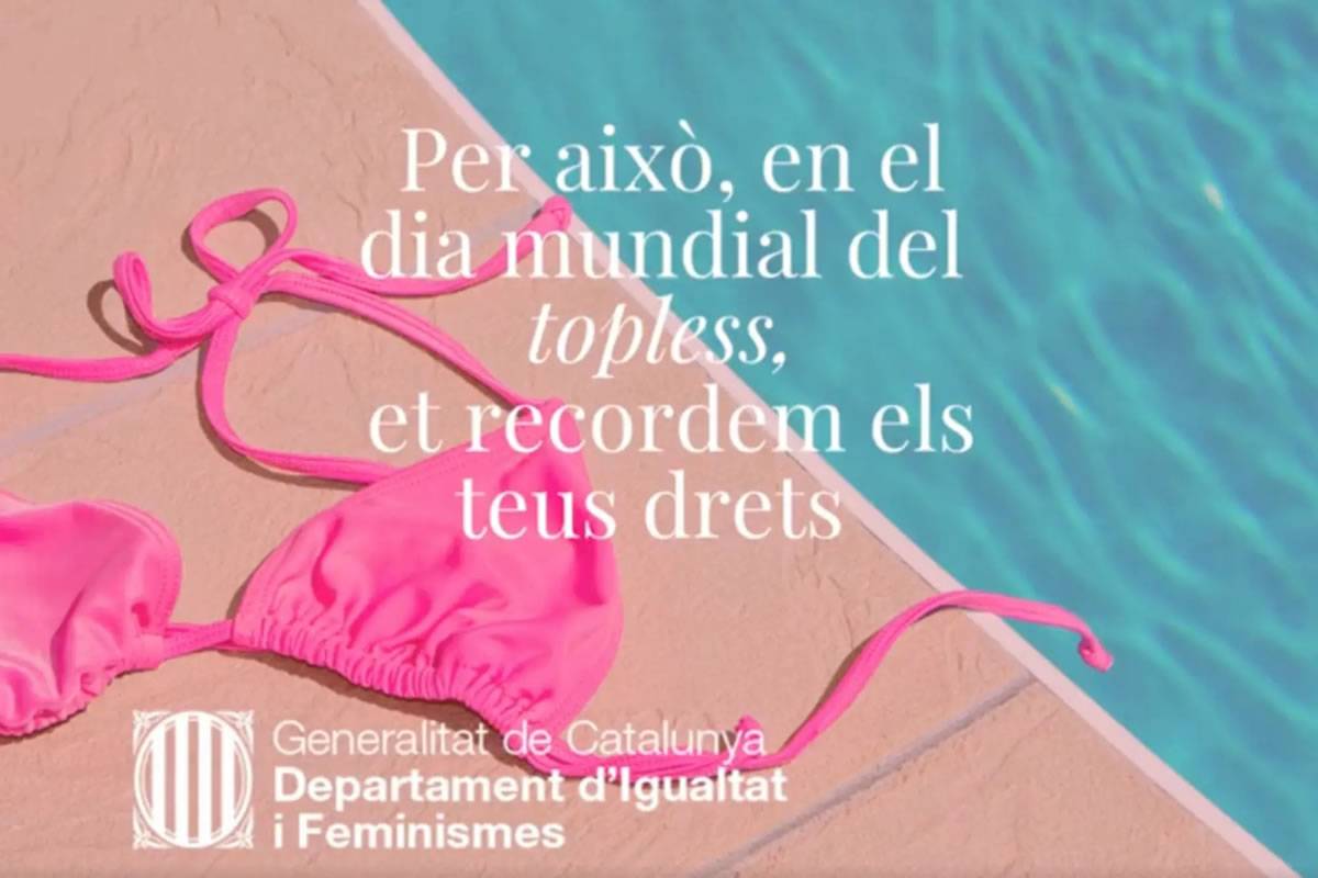 Spain is urging women to swim topless to ‘fight discrimination’
