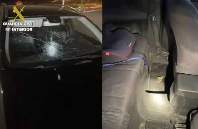 Two teenagers arrested for throwing rocks at moving cars on the motorway 