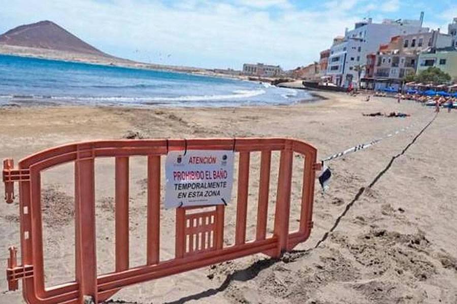 La Pinta beach is back open but three others in Tenerife are closed