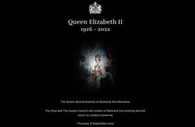The Queen has died aged 96