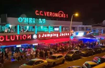 The National Police raid a fake marijuana club in Veronicas