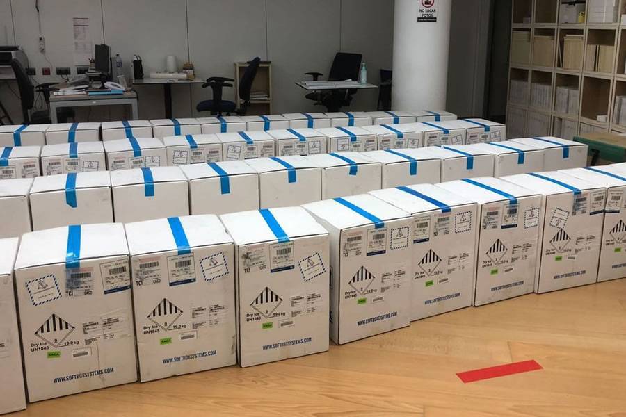 The Canary Islands receive 273,600 doses of the new Covid vaccines 