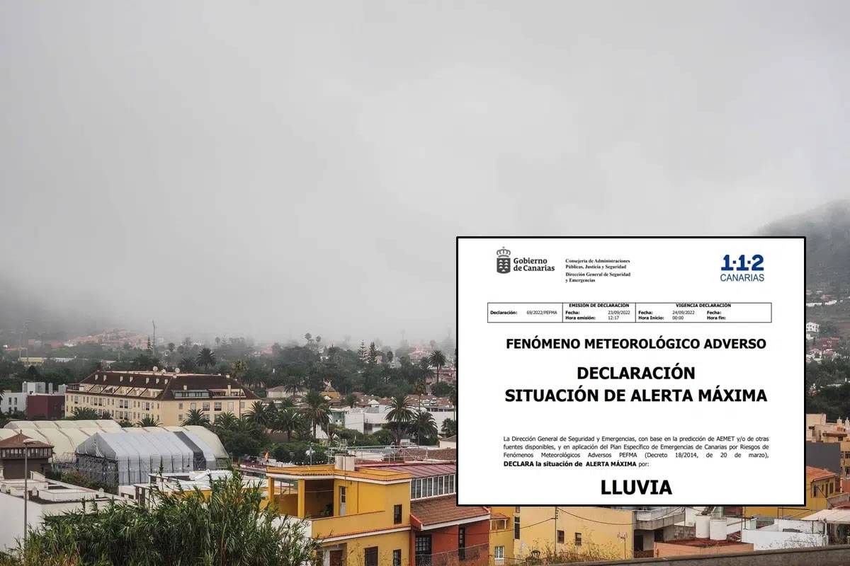 The Canary Islands are on maximum storm alert for this weekend