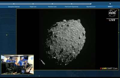 NASA successfully crashes a spacecraft into an asteroid in the first planetary defence test
