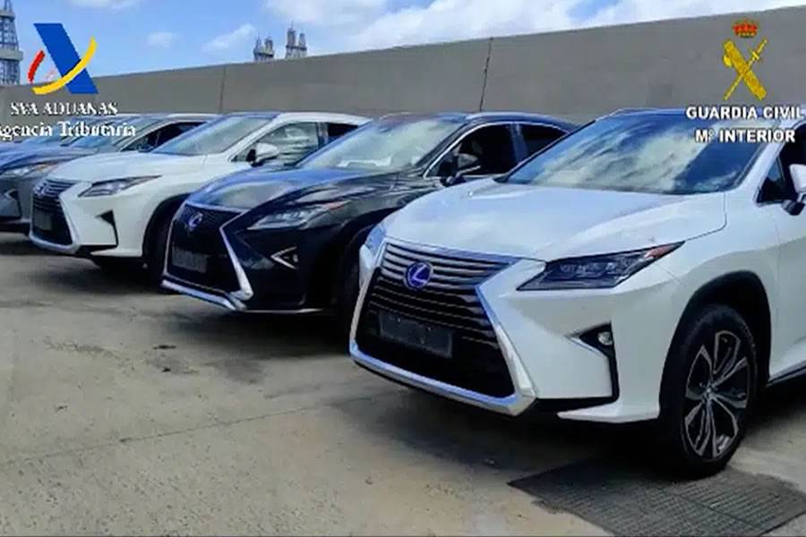 VIDEO: 9 stolen cars worth a million euros found in the Canary Islands