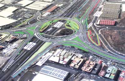 Update on the Las Chafiras roadworks: the motorway bridge will be demolished
