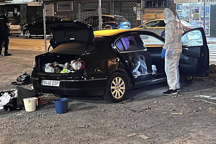 The decomposing body of a man is found in a car in a public car park