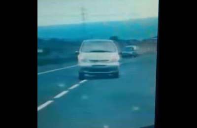 VIDEO: Man being investigated for driving backwards down mountain road 