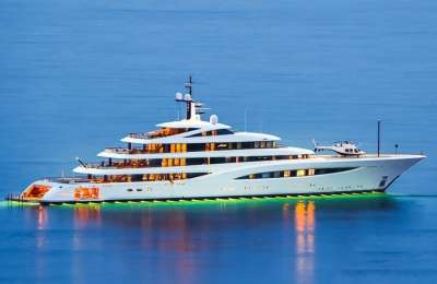 Stroll and Latifi’s 200 million dollar super yacht docks in Tenerife