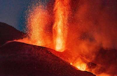 Involcan calculates there is 400 cubic kilometres of magma under La Palma