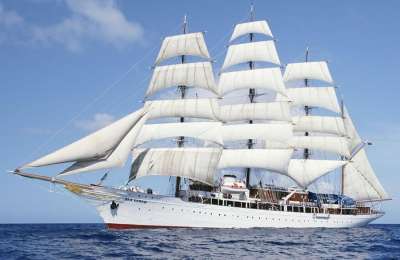 The oldest cruise ship in the world makes a stopover in Las Palmas